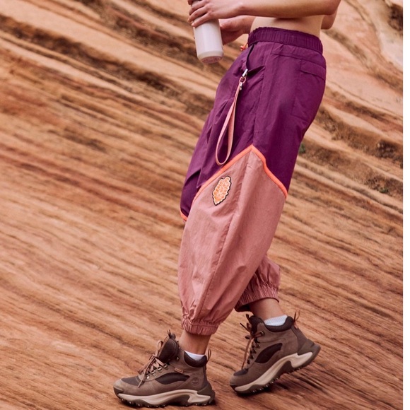 Free People Freeflow pants, Deep mulberry combo - Picture 2 of 4